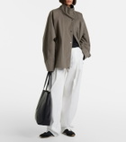 Toteme Oversized cotton-blend jacket