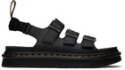 Dr. Martens Black Soloman Sandals