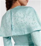 Markarian Hadley floral silk-blend jacquard midi dress