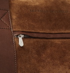 Brunello Cucinelli - Suede and Full-Grain Leather Holdall - Men - Tan