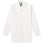 W'menswear Women's Crew Shirt in Off-White
