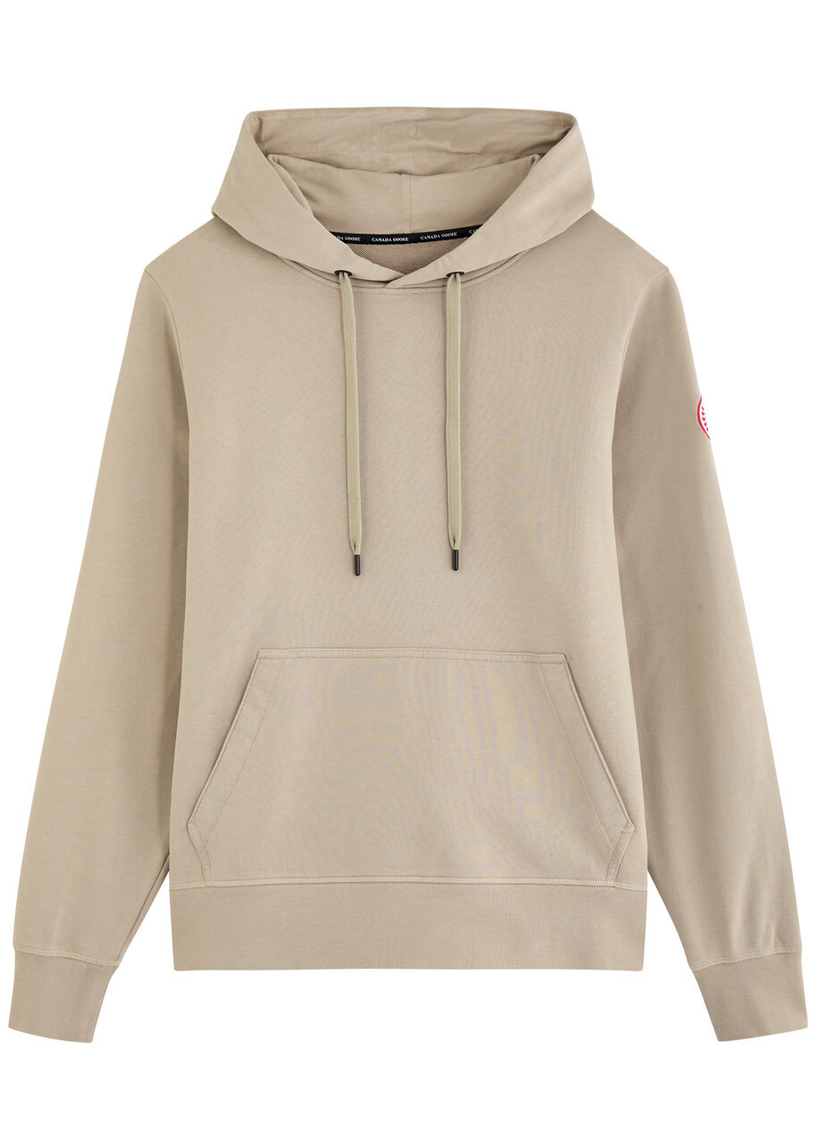 Canada Goose Huron Hooded Cotton Sweatshirt Beige