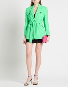Msgm Womens Blazer in Green