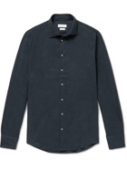 Richard James - Slim-Fit Cotton-Flannel Shirt - Blue