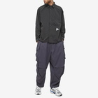 And Wander Men's Fleece Base Overshirt in Black