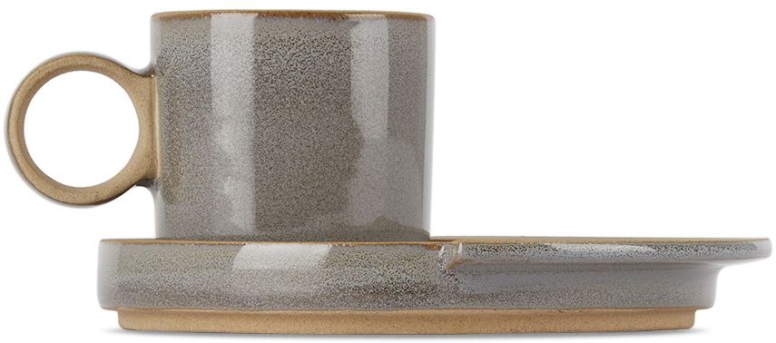departo Grey Ceramic Espresso Set