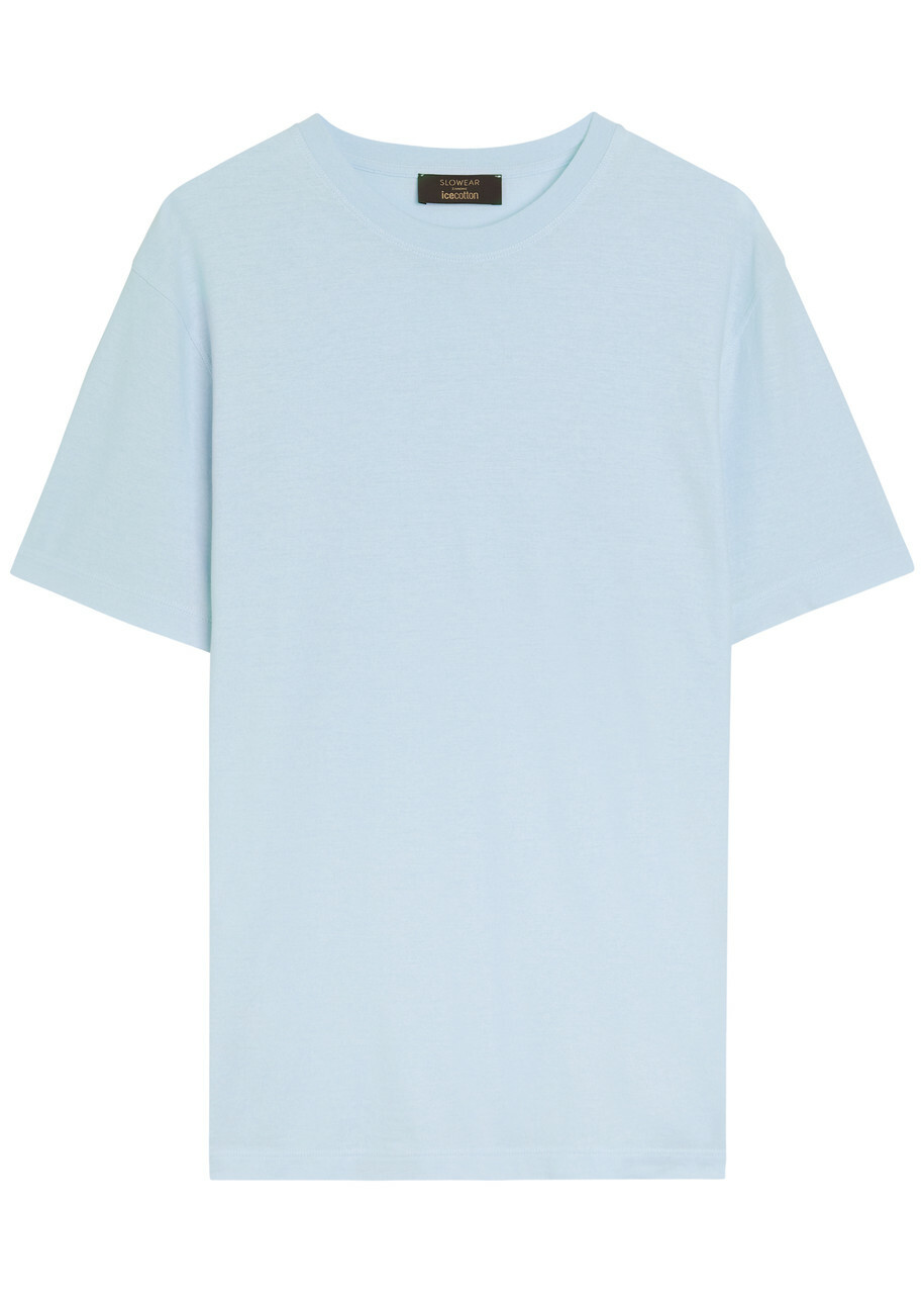 Slowear Cotton T-shirt Light Blue