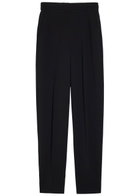Joseph Pat Barrel-leg Cady Trousers Black