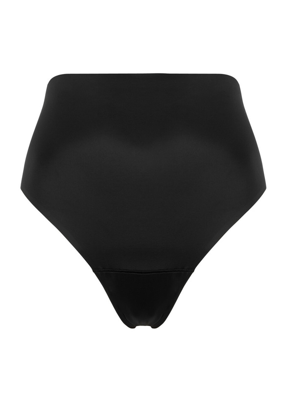 Photo: Spanx Shaping High-waist Stretch-satin Thong Black