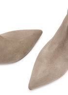 Paris Texas Gaia 60 Suede Knee-high Boots Taupe