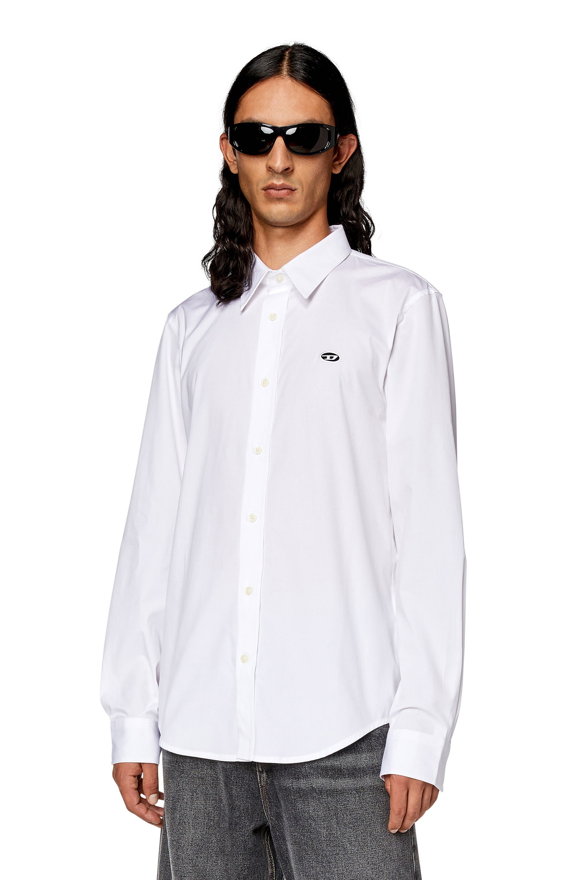 diesel dress shirts Diesel Man Gray Shirts