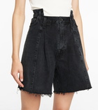 Agolde - Pieced Angled denim shorts