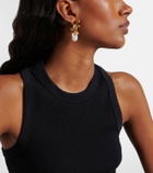 Givenchy Chain Link pearl-embellished earrings