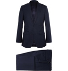 Thom Sweeney - Navy Weighouse Wool Suit - Blue