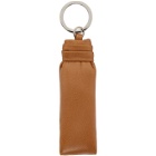 Lemaire Brown Padded Keychain