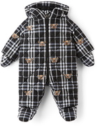 Burberry Baby N6-River Bear Puffer Snowsuit