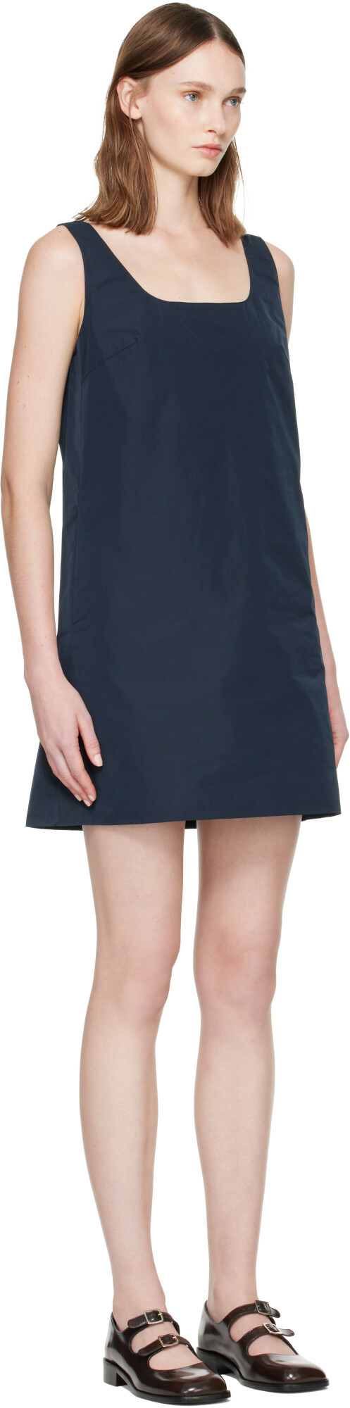 A.P.C. Navy Jamina Minidress