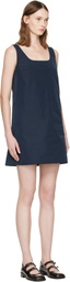 A.P.C. Navy Jamina Minidress
