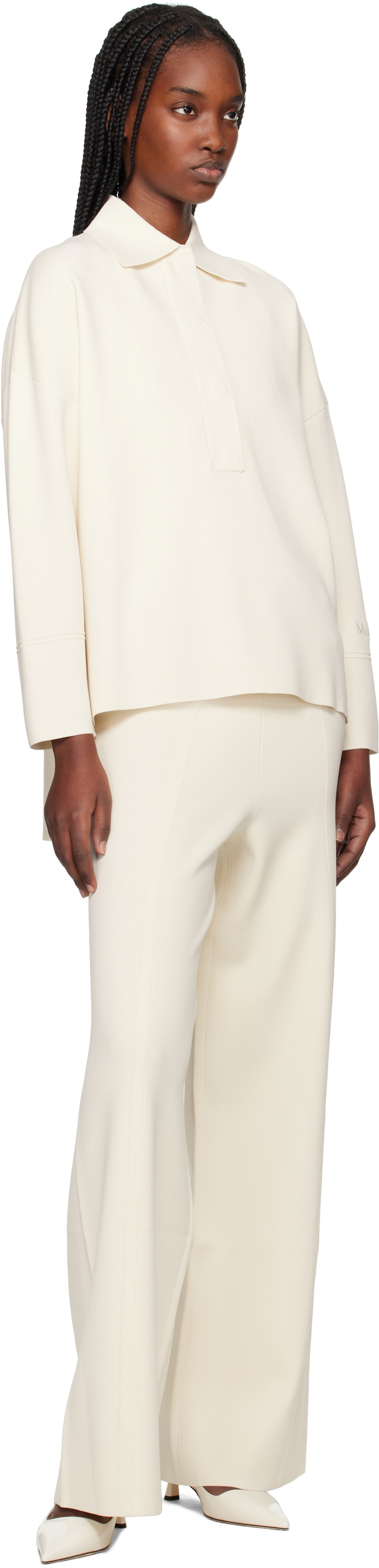 Max Mara Off-White Assiro Lounge Pants