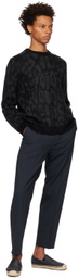 Hugo Navy Slim-Fit Trousers