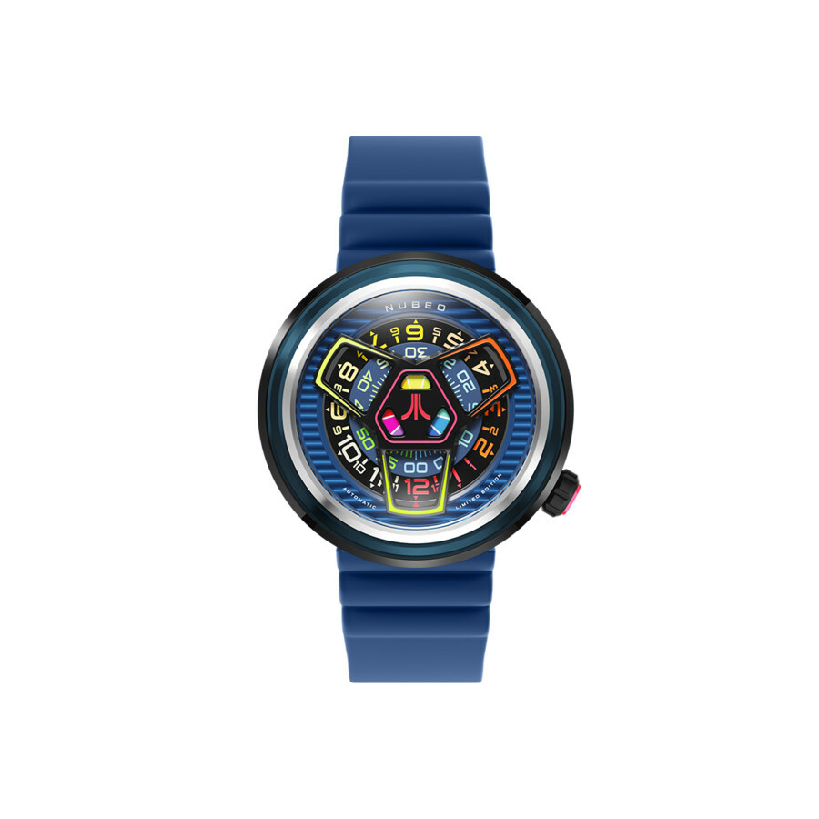 Nubeo Ventana Blue Dial Mens Watch NB-6125-05