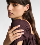 David Yurman Cablespira® Micro 18kt gold ring with topaz