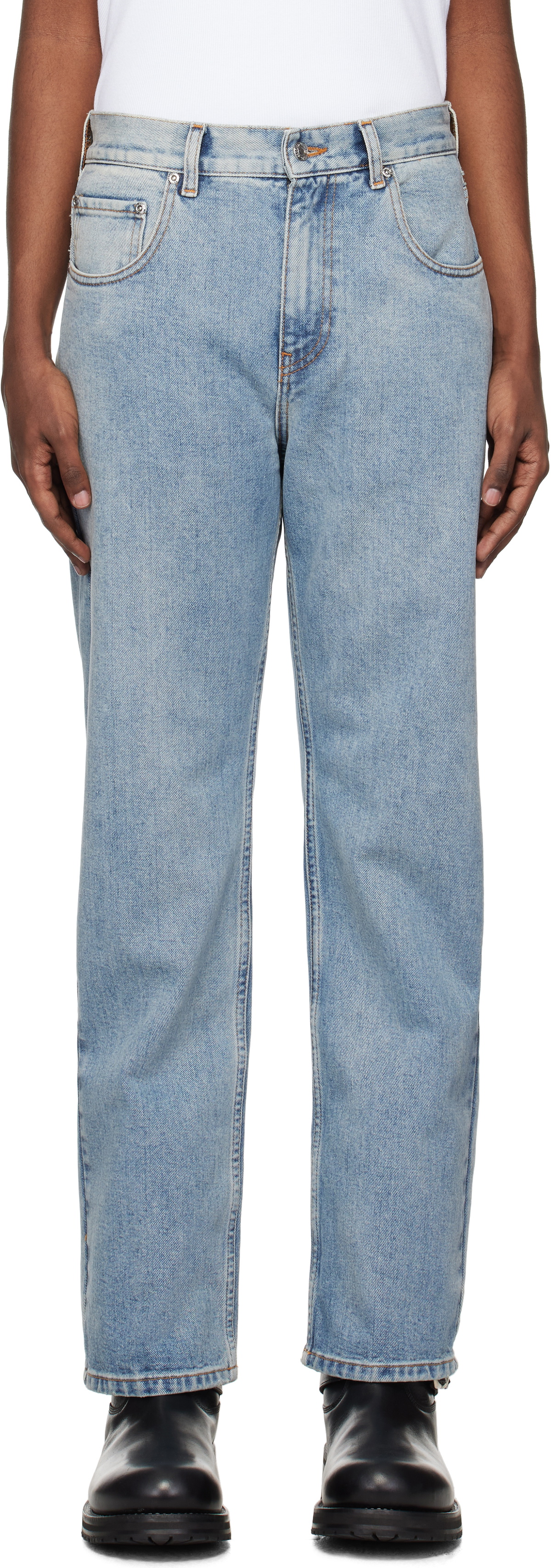 Second/Layer Blue Big Papi Jeans