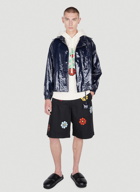 1 Moncler JW Anderson - Graphic Print Hooded Sweatshirt in Cream