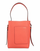 Valextra Borsa Secchiello Piccola Soft Womens Shoulder bag Coral