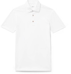 Kiton - Cotton Polo Shirt - White