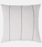 Brunello Cucinelli - Embellished cotton cushion