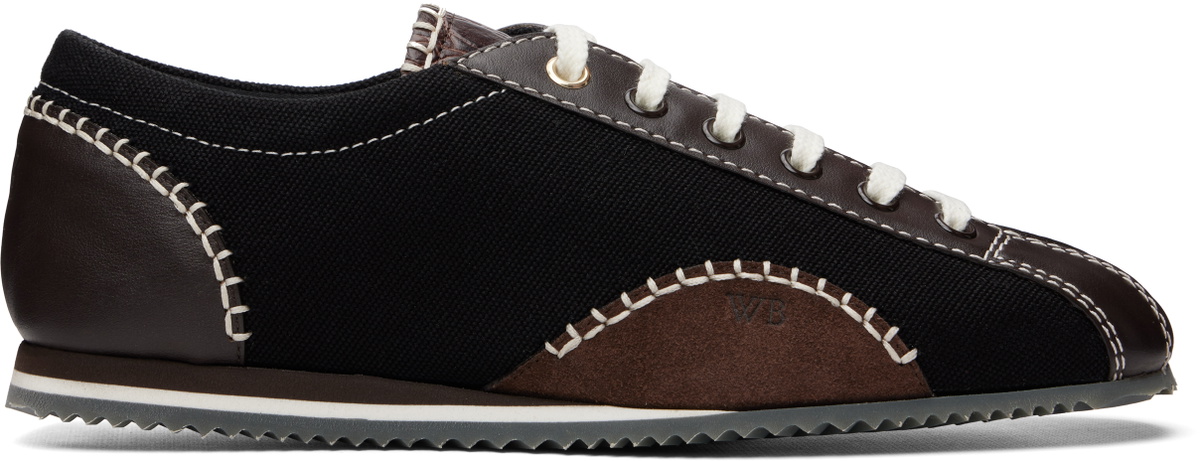 Wales Bonner Black & Brown Paris Sneakers