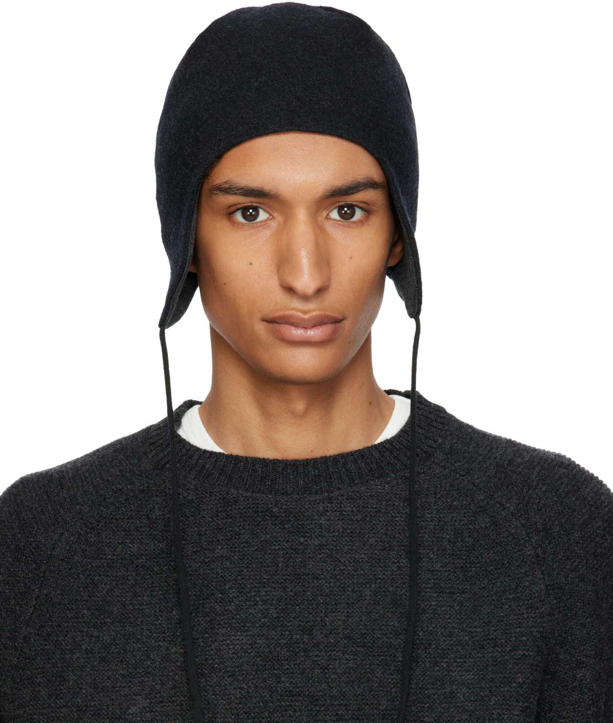 Lady White Co. Gray Ear Flap Cap