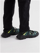 MCQ - Albion 4 Orbyt Descender Panelled Faux Leather Sneakers - Green - EU 40