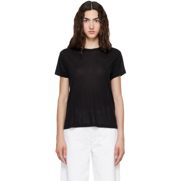 Photo: AGOLDE Black Long Line Adine T-shirt