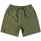 Uniform Bridge Men's Nylon Easy Fatigue Short in Green