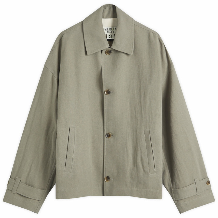 Photo: Merely Made Men's Gurkha Jacket in Moss Grey