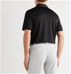 Adidas Golf - Novelty Colour-Block Jersey Golf Polo Shirt - Black