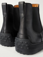 Tod's - Winter Gommino Leather Chelsea Boots - Black