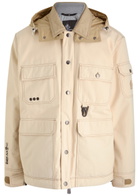 Moncler Grenoble Kelpius Padded Cotton-twill Overshirt Jacket Cream
