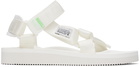 Suicoke White DEPA-Cab Sandals