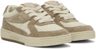 Palm Angels Off-White & Beige University Sneakers