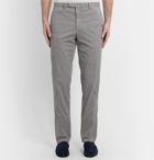 Boglioli - Grey Slim-Fit Stretch-Cotton Twill Suit Trousers - Gray