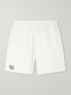 BODE - Field Straight-Leg Logo-Embroidered Cotton-Twill Shorts - White