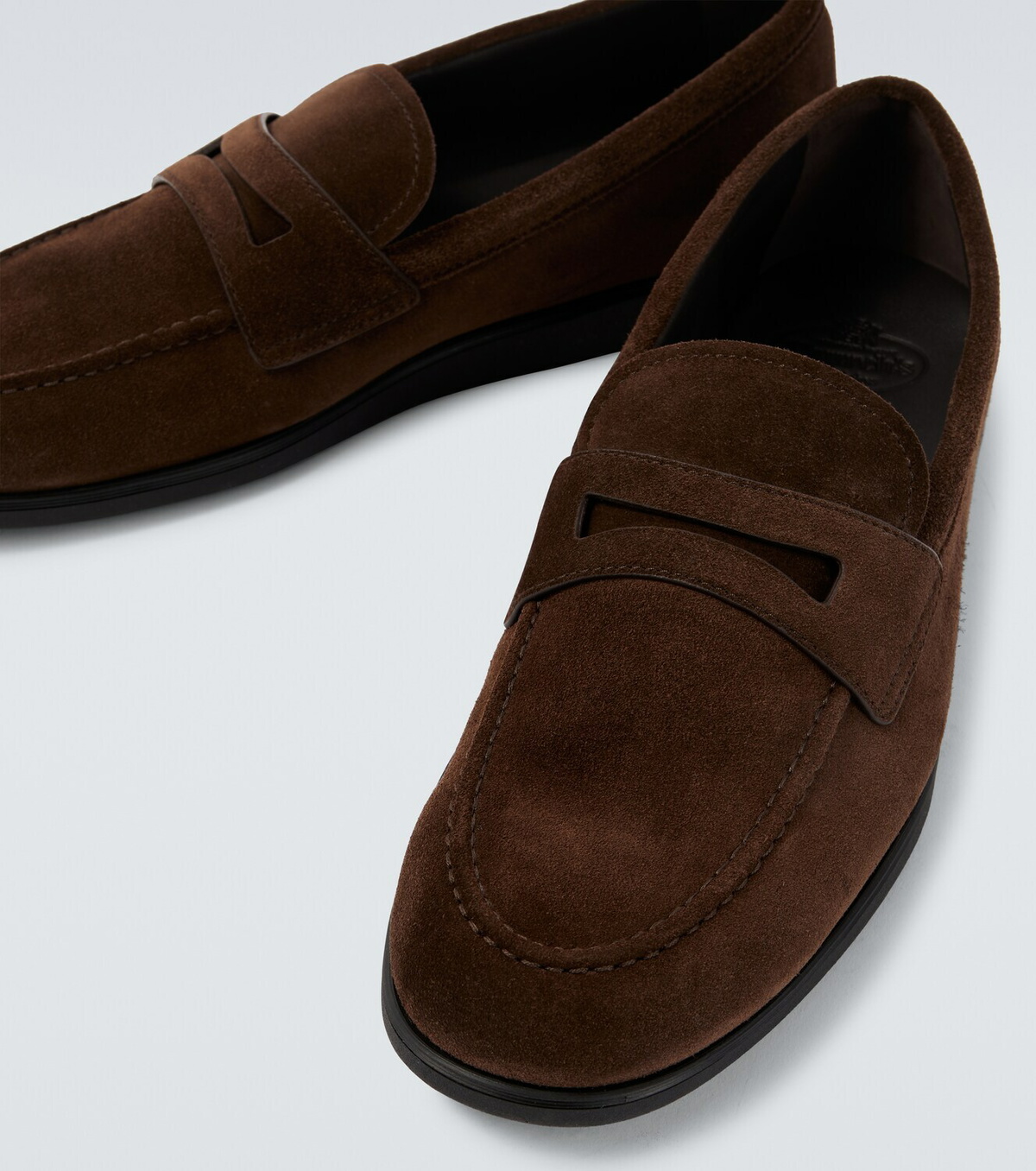 Church's Portsmouth suede penny loafers