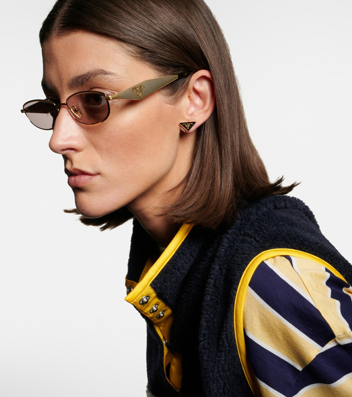 Prada Prada Cartiglio oval sunglasses