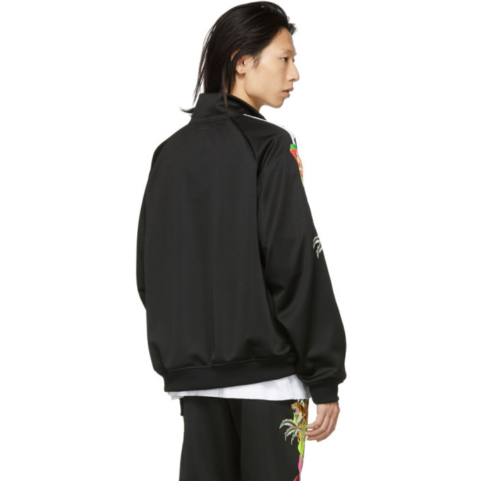 Doublet Black Chaos Embroidery Track Jacket Doublet