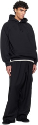 Y-3 Black Sport Uniform Straight Cargo Pants