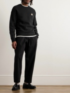 Maison Kitsuné - Speedy Fox Logo-Appliquéd Cotton-Jersey Sweatshirt - Black