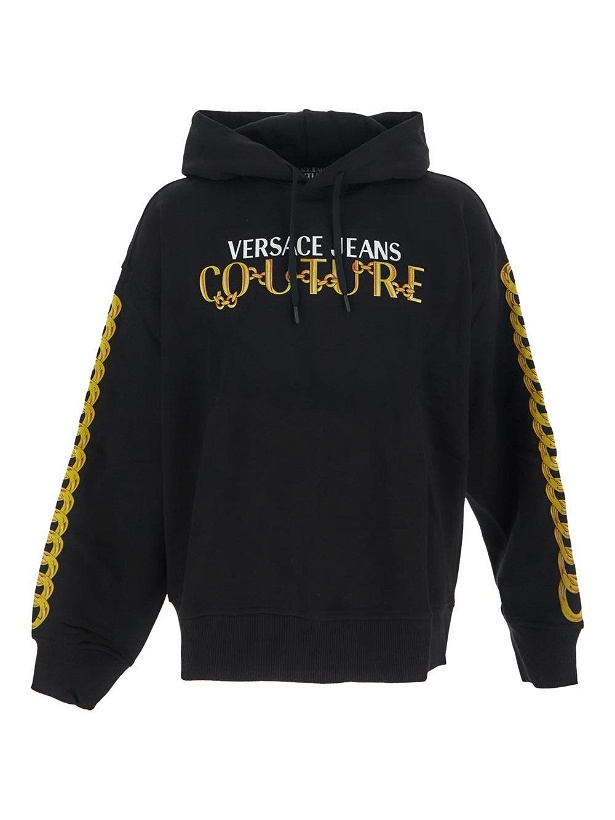 Photo: Versace Jeans Couture Logo Chain Print Sweatshirt